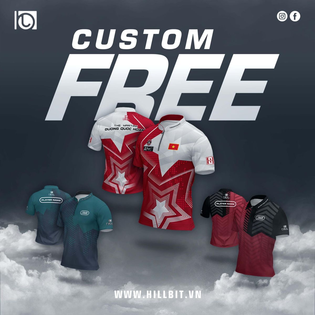 Hillbit Jersey - FREE Custom Service